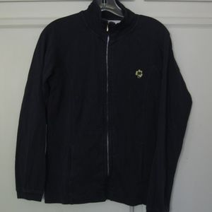 Lady Vesi cotton zip-up jacket, navy blue, Sz S